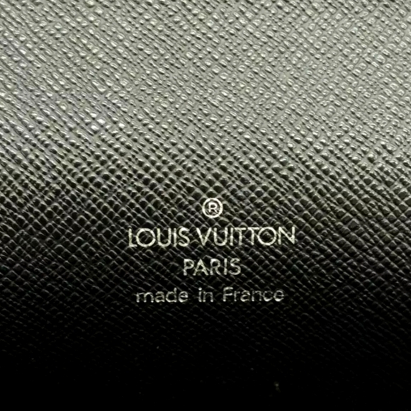 Louis Vuitton Angara Ardoise Taiga MB1023 Business Bag Leather - Picture 7 of 10